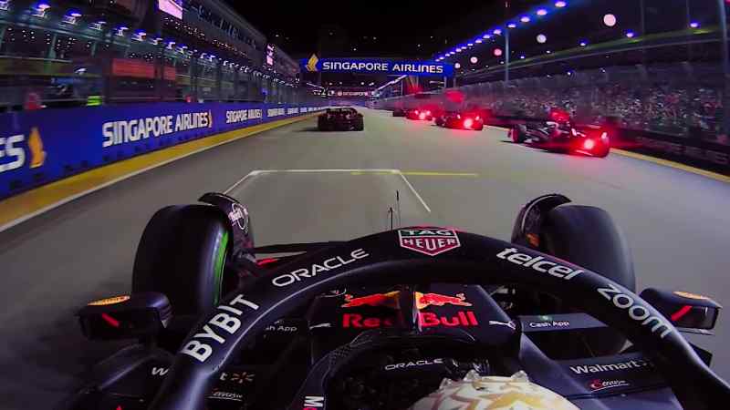 And Verstappen's stalled