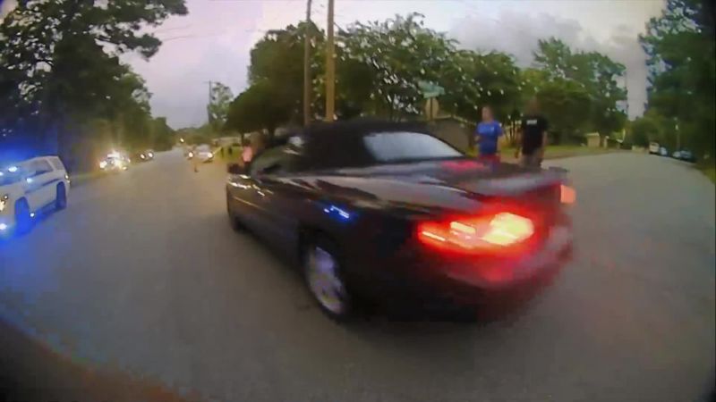 I approach the driver's side, he was unresponsive