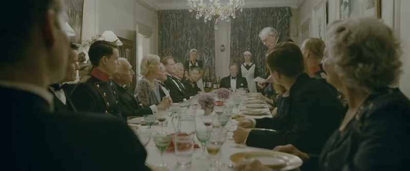 I ask everyone to please stand up and join me in a toast to her