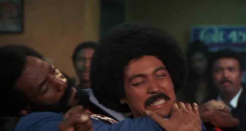 I asked you a question, chump! -He ain't here