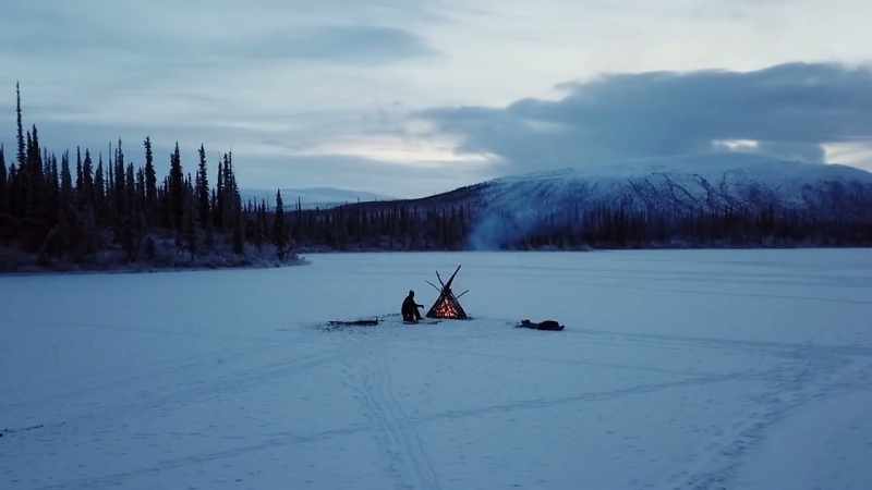 I battled the ice, cold, the fish
