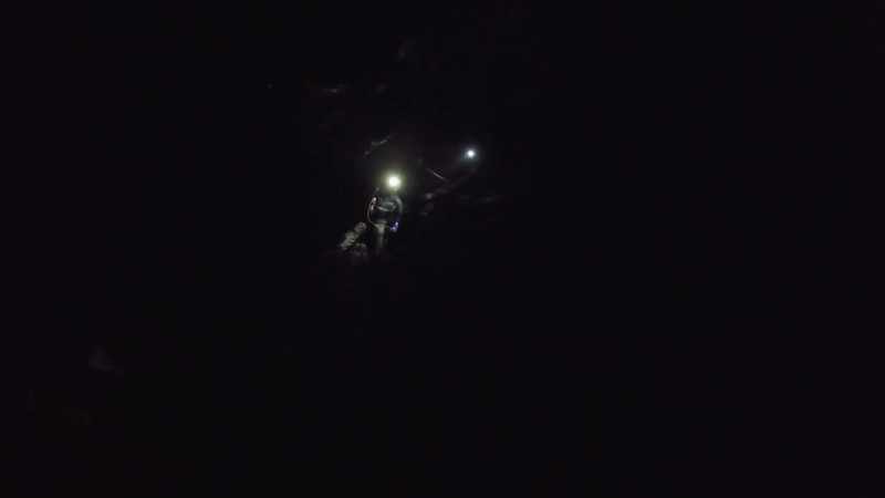 I had been in Cascade Cave five weeks earlier with Andrew