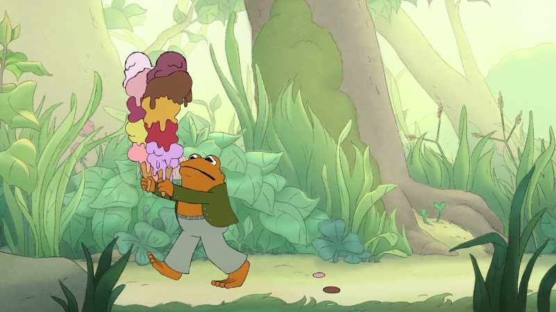 I better hurry back to Frog. [groans]