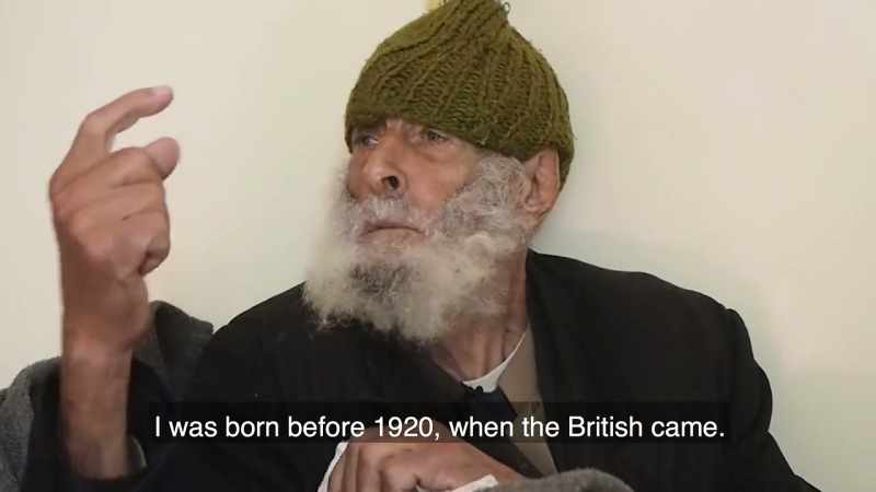 I was born before Britain entered the country