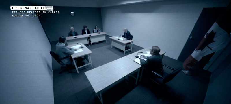 I was brought into a detention cell