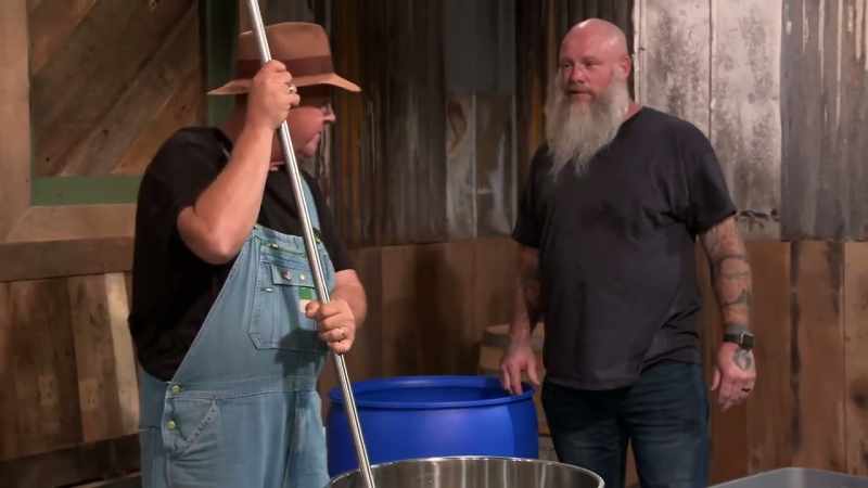 I brought some sour mash that I had