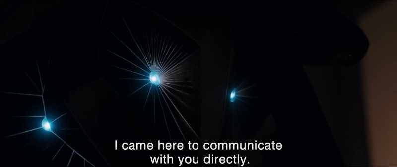 I came here to communicate with you directly. That is all