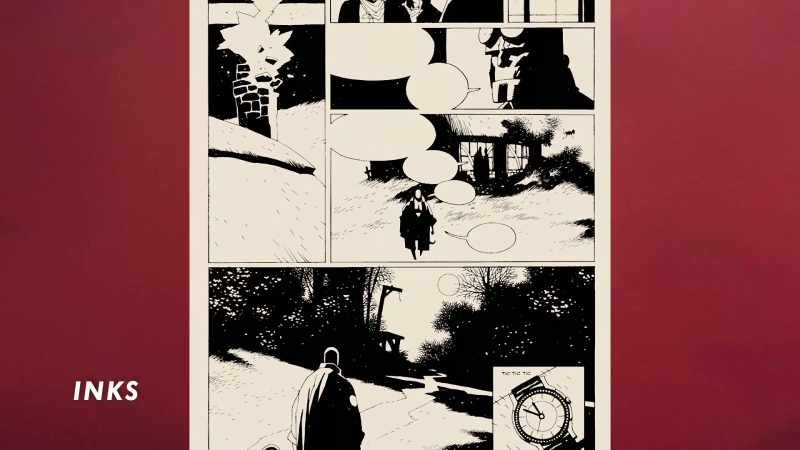I can break in as an inker, and that'll be my main income