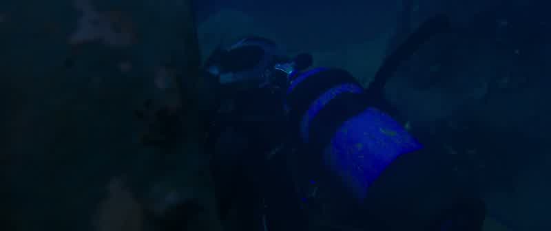 I can see the flashlight