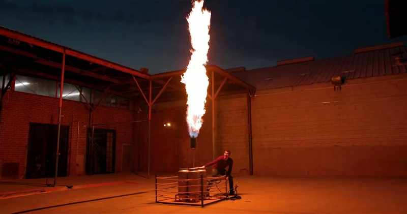 I cannot imagine how eight people would be able to stand this much heat