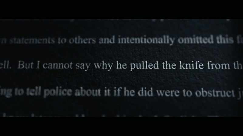 I cannot say why he pulled the knife