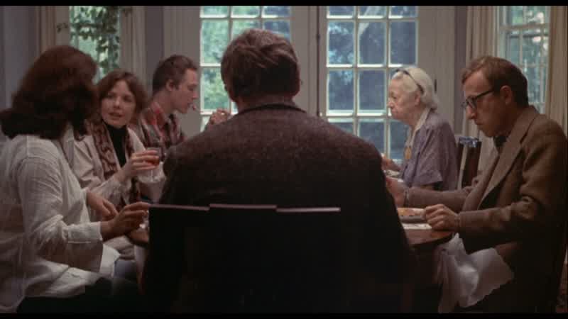 I can't believe this familyAnnie's mother is really beautifulAnd they're talking swap meets and boat basinsThe old lady at the end of the table is a classic Jew hater