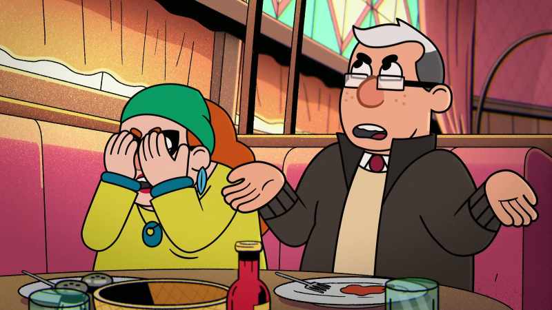 I can't believe we stayed here for this. -You're so ungrateful!