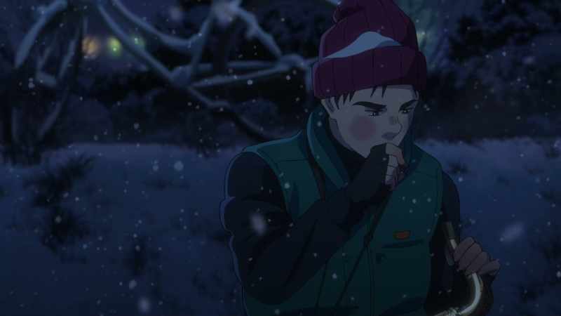 I can't hear the sound in the snow