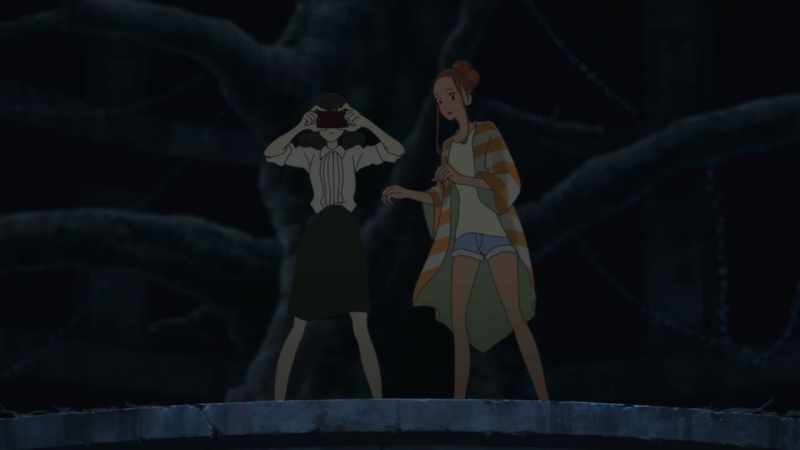 I can't make out their faces