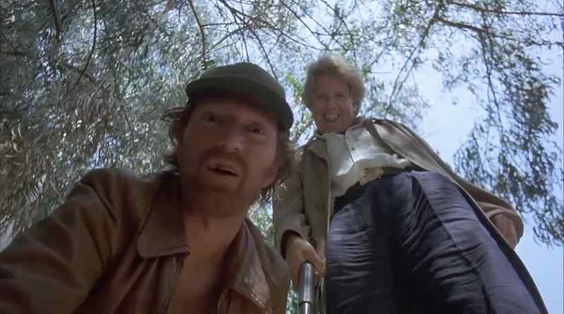 I can't see you, take the gun!