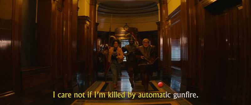 I care not if I'm killed by automatic gunfire