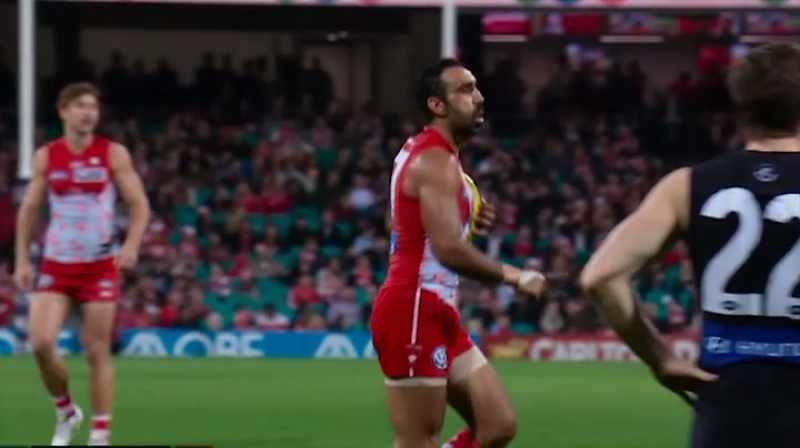 I could hear the Carlton supporters booing me