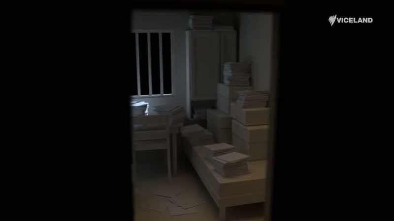 I could picture him in his cells sitting there, reading