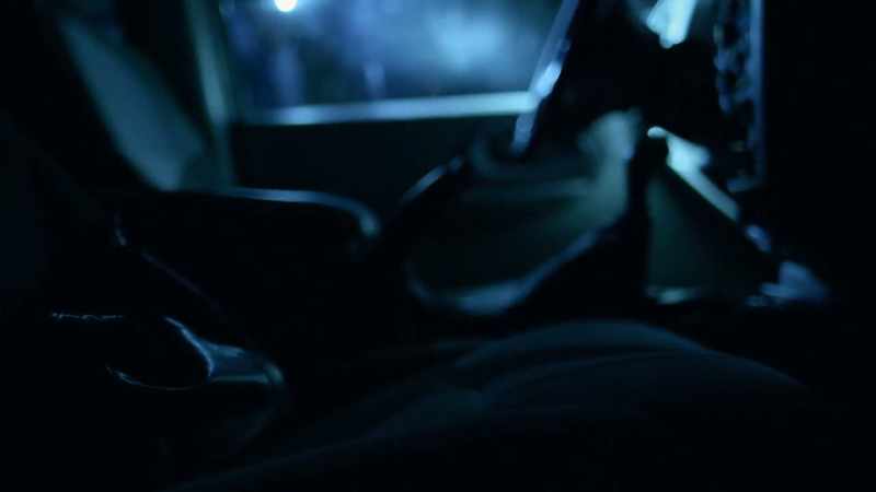 I could shine my flashlight in there;