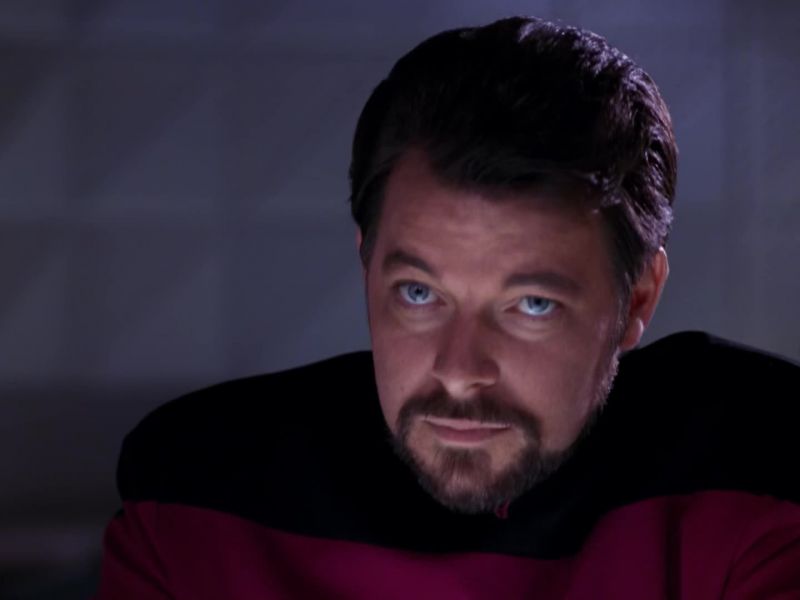 CRUSHER [OVER COM]: Sickbay to Riker