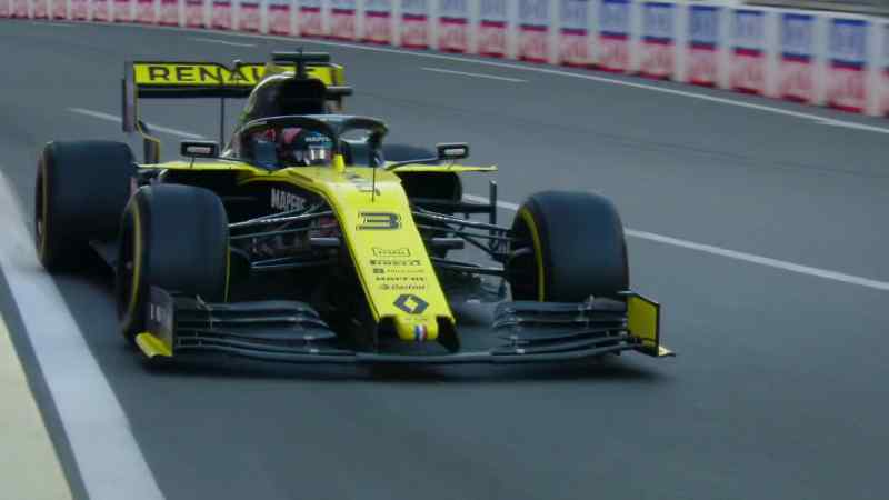 Daniel Ricciardo, he is the lead Renault now