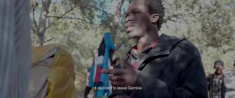 I decided to leave Gambia to go to foreign, so I can