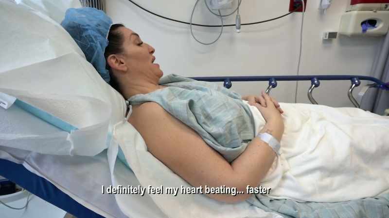 I definitely feel my heart beating faster