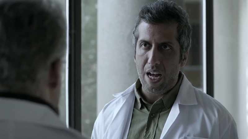 I did a complete autopsy. - He has knife marks on his ear!