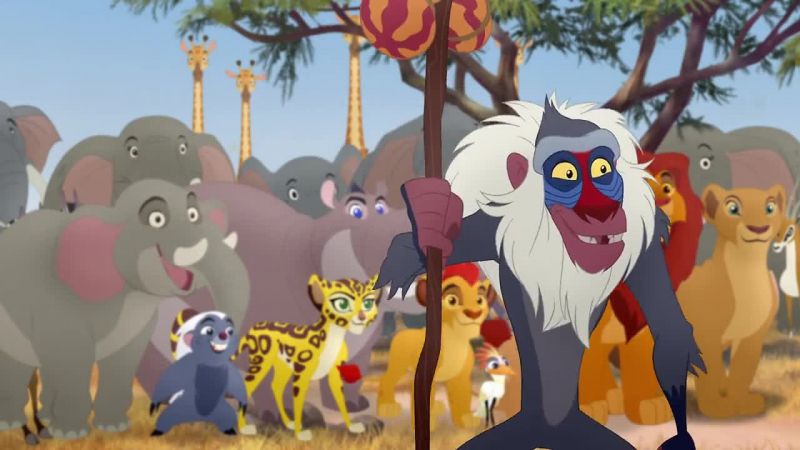 I did it, Rafiki!