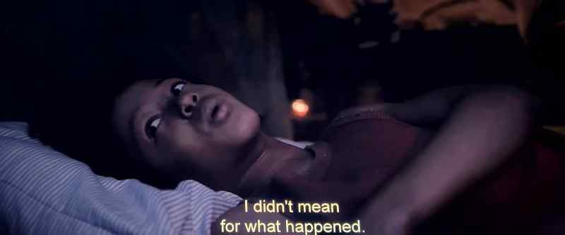 I didn't mean for what happened