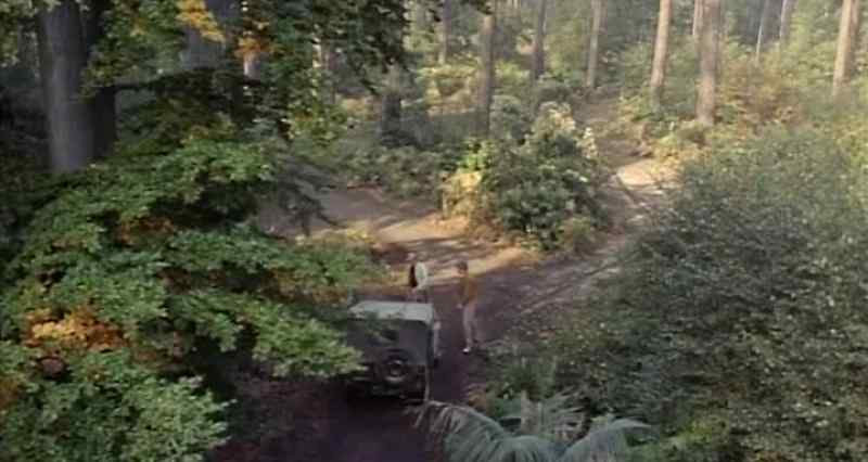 I don't get it. What's he using that road for?