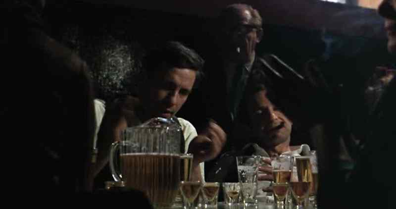 I don't know any more. - Give her a hand. Let's have a drink