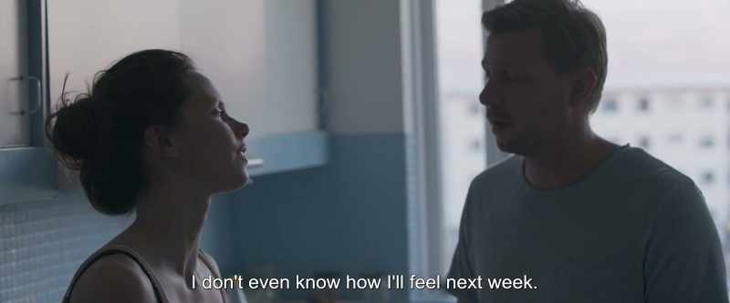 I don't even know how I'll feel next week