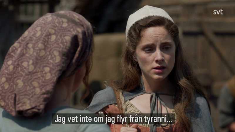 I don't know if I'm fleeing from tyranny or