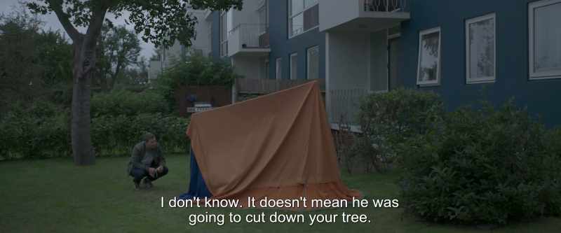 I don't know. It doesn't mean he was going to cut down your tree