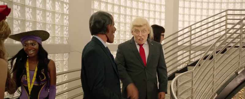 I don't know, it looks like they outsourced Trump's hands