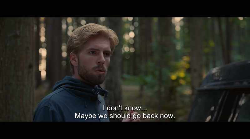 I don't know... Maybe we should go back now