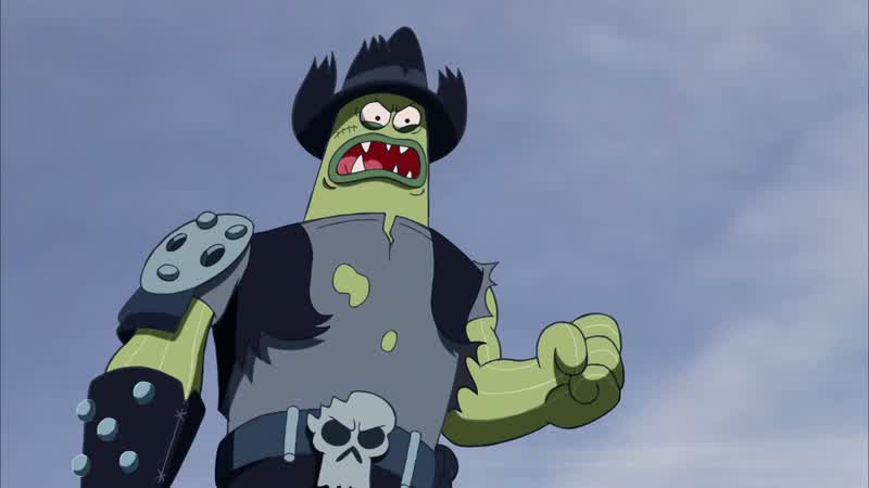 Uh I don't know what Plankton's paying youbut if you let us go I can make it worth your whileIt's gonna take a lot more than fiveWhat is thisUh that sir is five Goober dollarsLegal tender at any