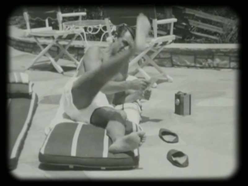I don't recall ever being at the pool with him