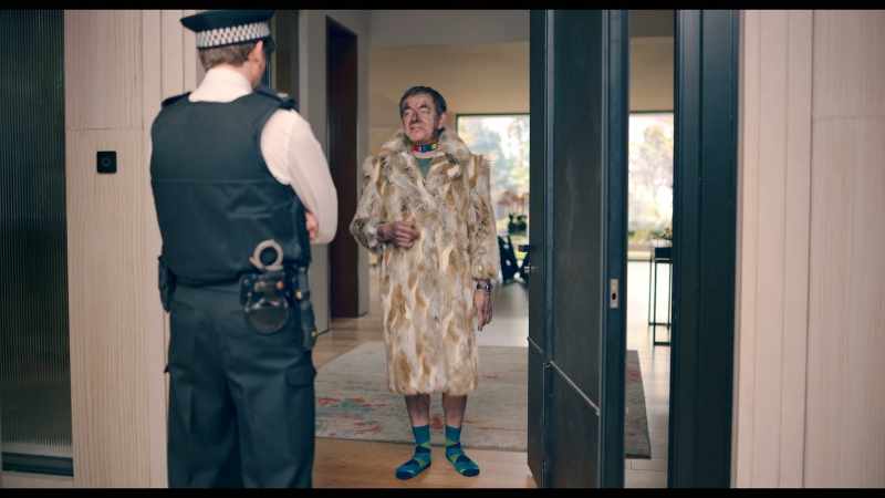 I don't think this is real fur, just in case that's what you were…