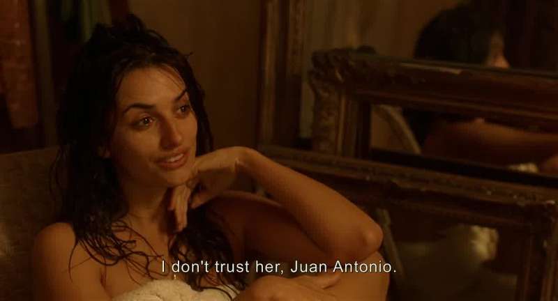 I don't trust her Juan Antonio