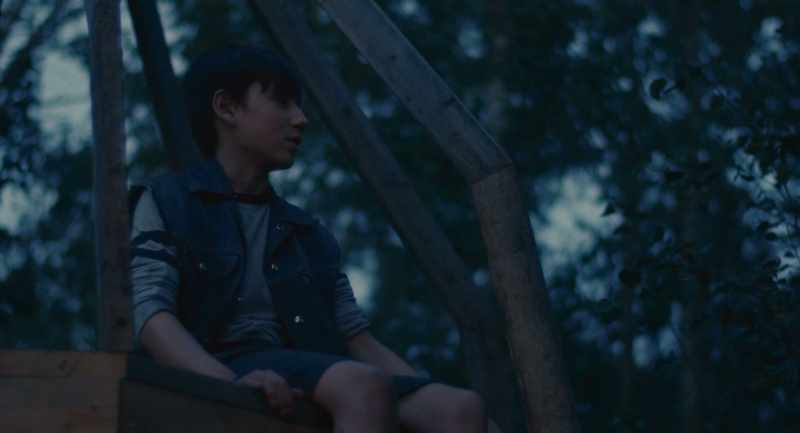 I don't want to climb into the treehouse, Carter