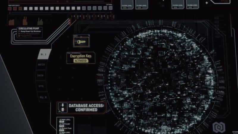 Encryption key activated