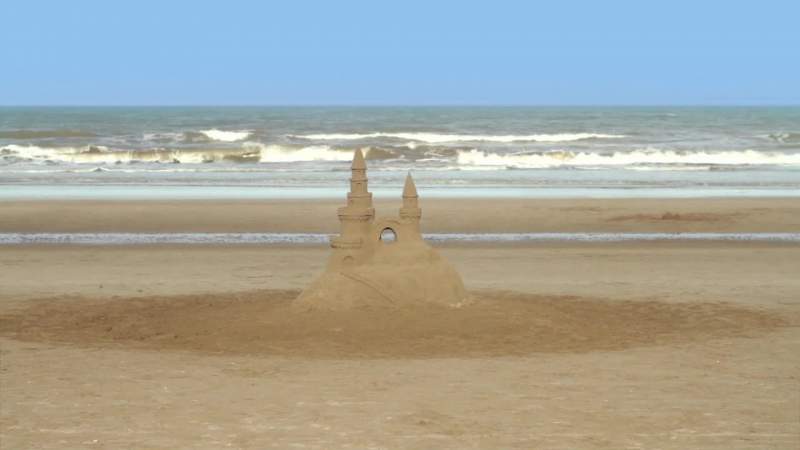 I equate films with sandcastles