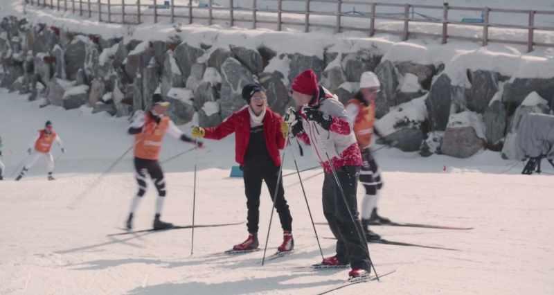 I fell on an Olympic cross-country course