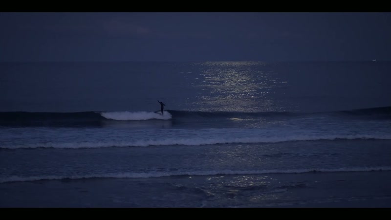 I felt like I was surfing towards the moon