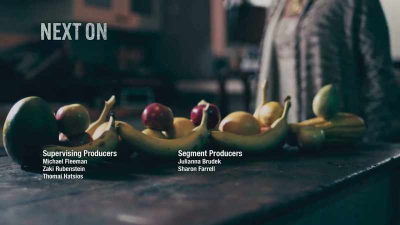 I find fruit lined up