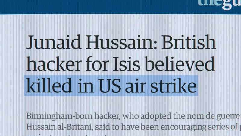 I first reported on Anonymous' anti-ISIS campaign