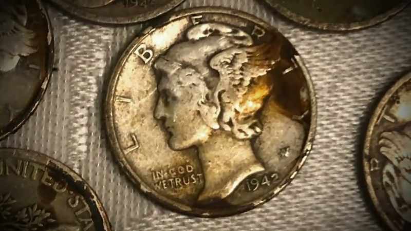 I found a whole thing of Mercury dimes